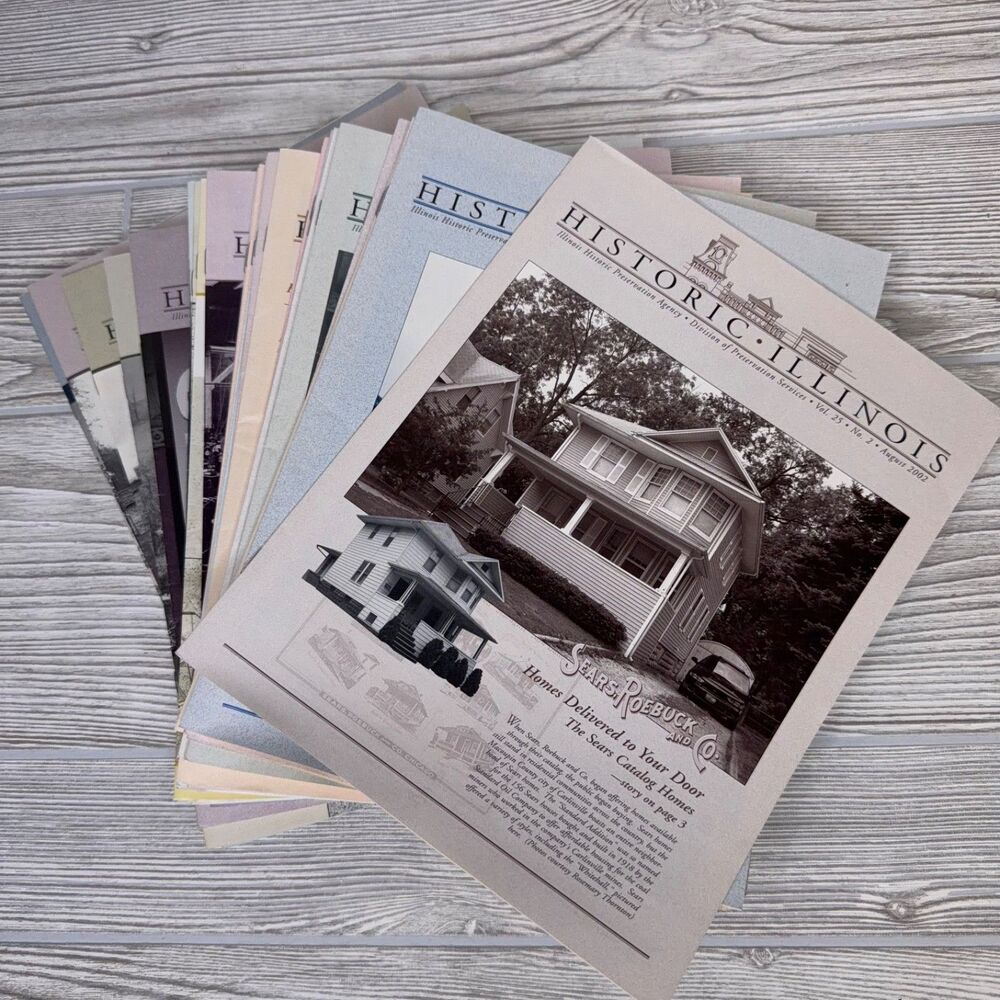 Lot Of 35 Historic Illinois Journal by Illinois Historic Preservation Agency IL